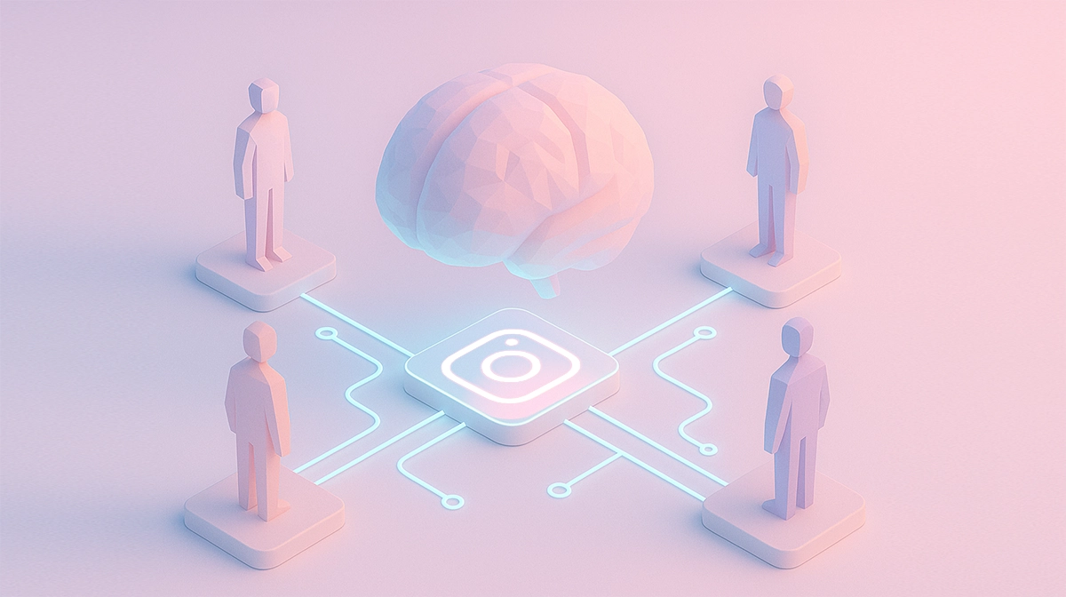 Brain algorithm Instagram