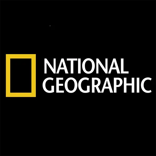 Image of the National Geographic logo on black background.