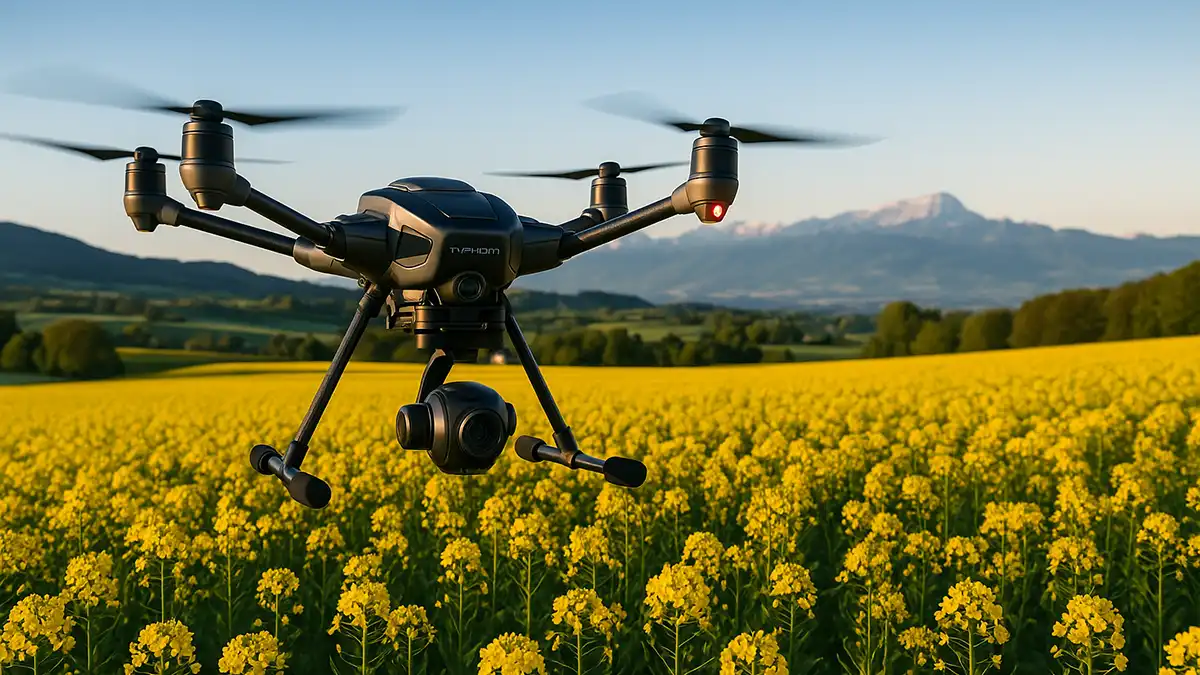 Drone Photography 67 Drone photography of a drone in flight touched up by the Fullframe Creative Agency.