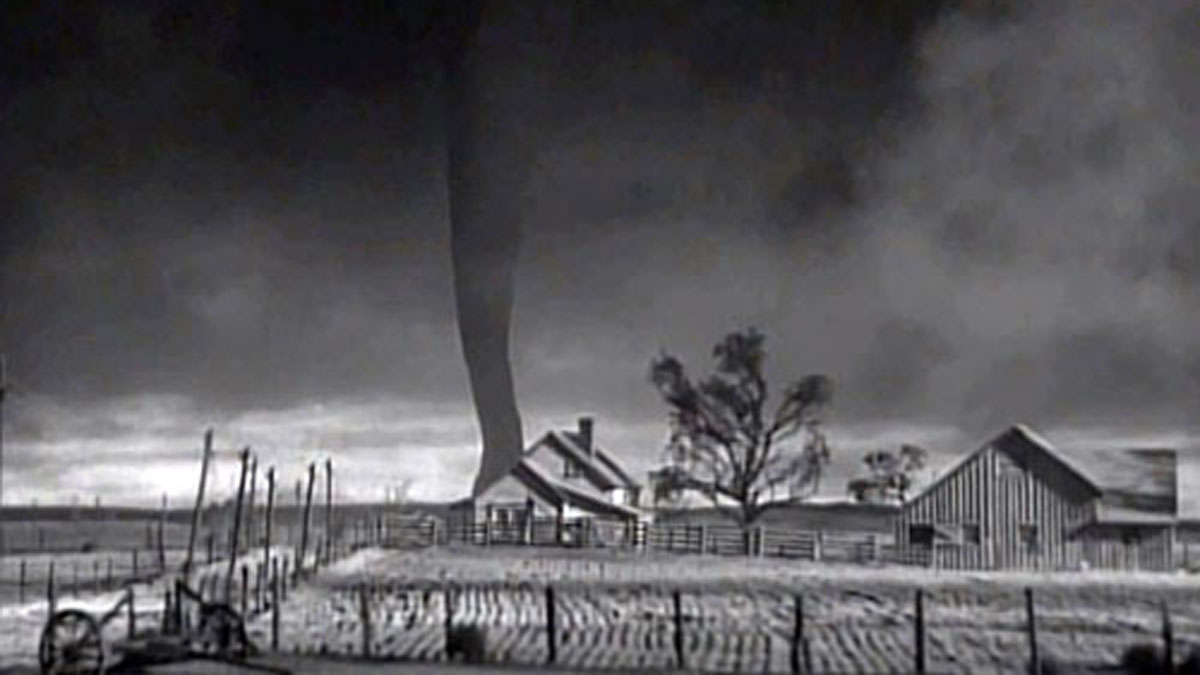 Image of practical effects from The Wizard of Oz from 1939, image from Arcfield Weather for the fullframe blogpost on practical effects in video production